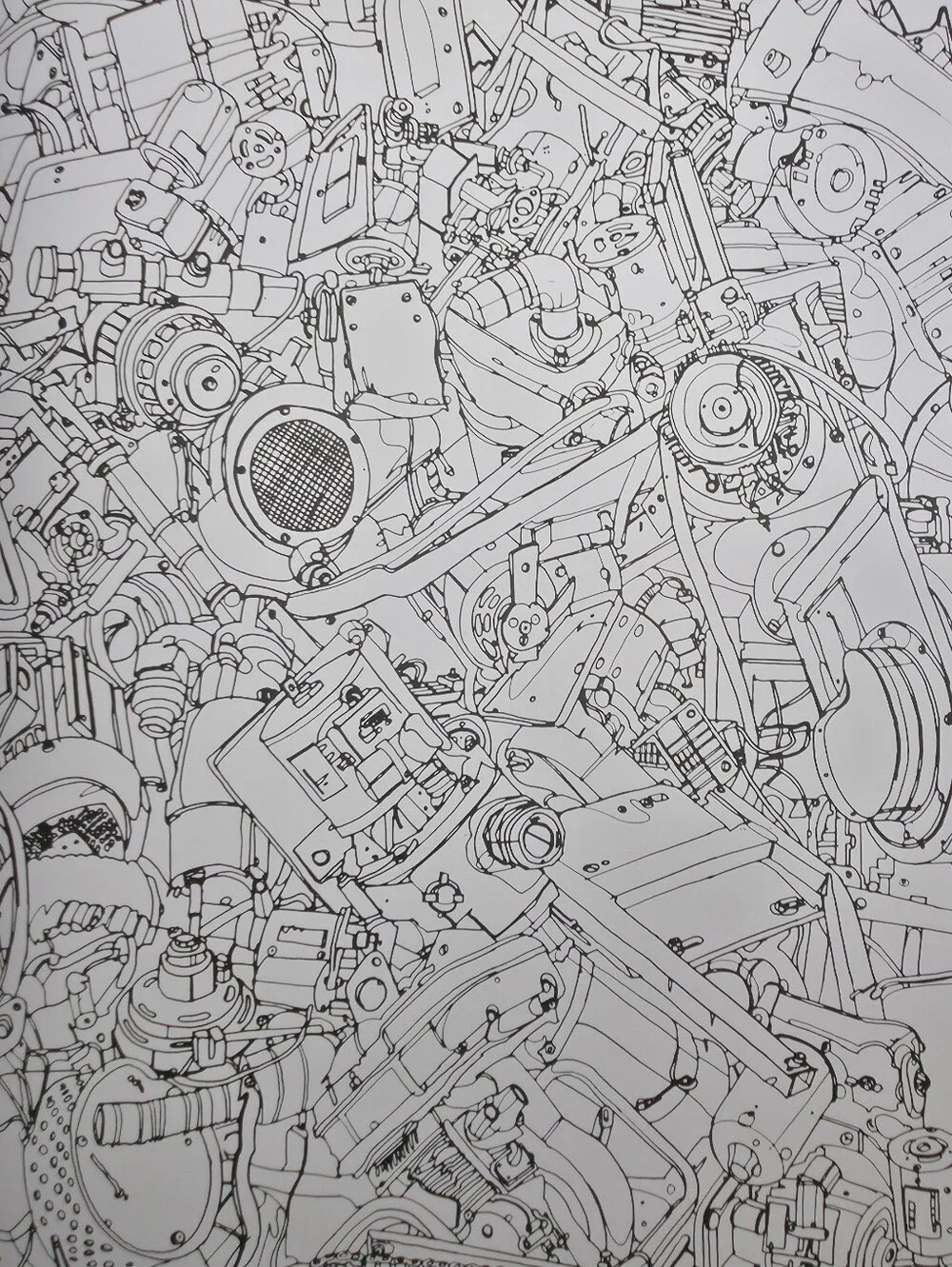 Fantastic Machines Adult Coloring Book #CRA3 - Picture 5 of 6